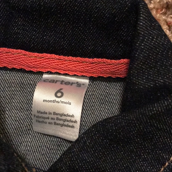 NWOTs carters blue jean jacket! Super cute! - Picture 3 of 3